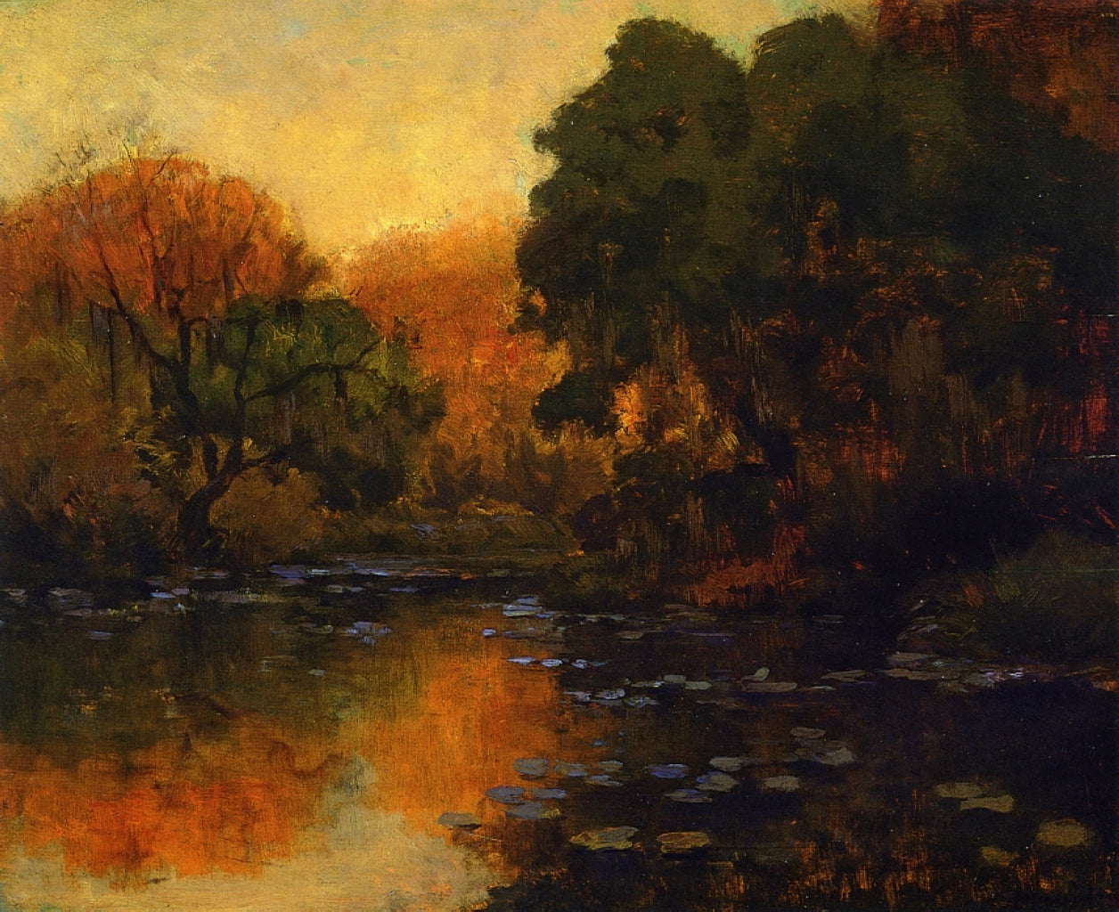 Robert Julian Onderdonk San Antonio River 1920 Fine Art Print