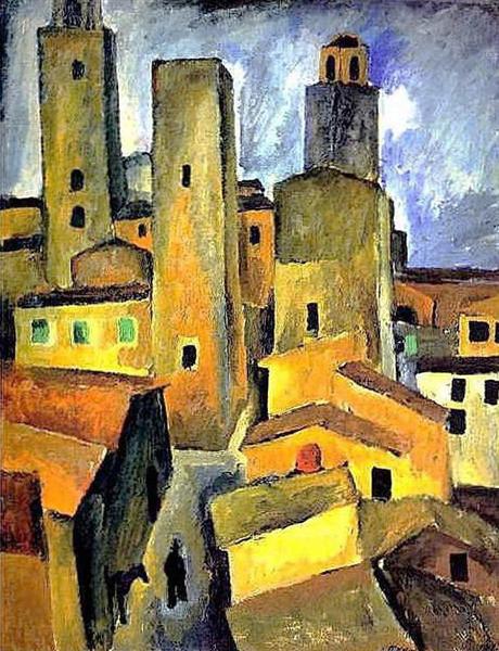 Pyotr Konchalovsky San Gimignano 2 1912 Fine Art Print
