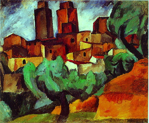 Pyotr Konchalovsky San Gimignano 1912 Fine Art Print