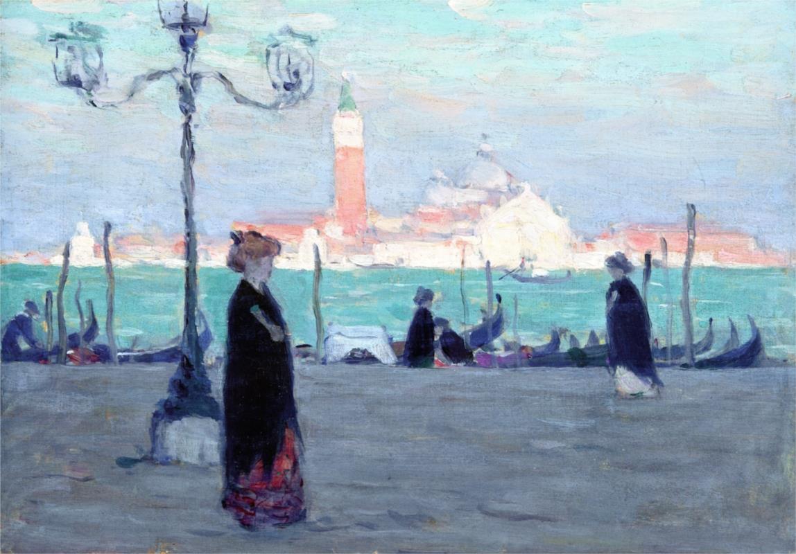 Clarence Gagnon San Giorgio. View of the Mole 1906 Fine Art Print