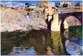 Joaquín Sorolla San Martin Bridge at Toledo 1906 Fine Art Print