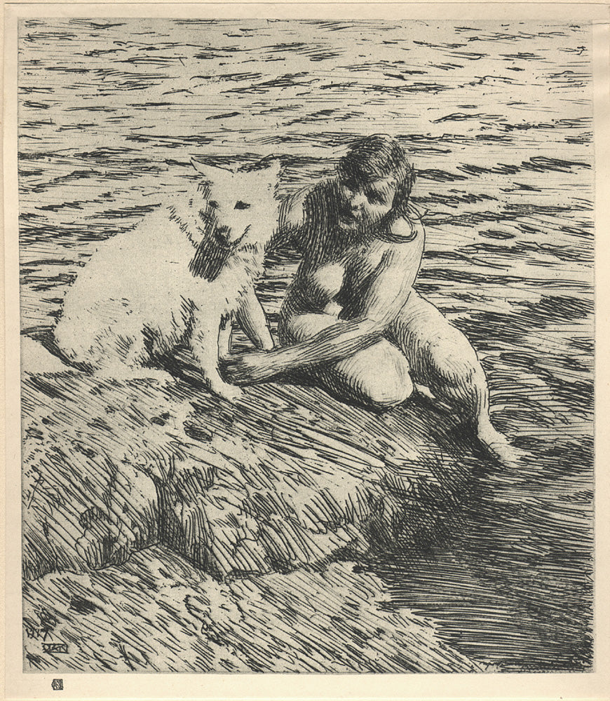 Anders Zorn Sappho 1917 Fine Art Print