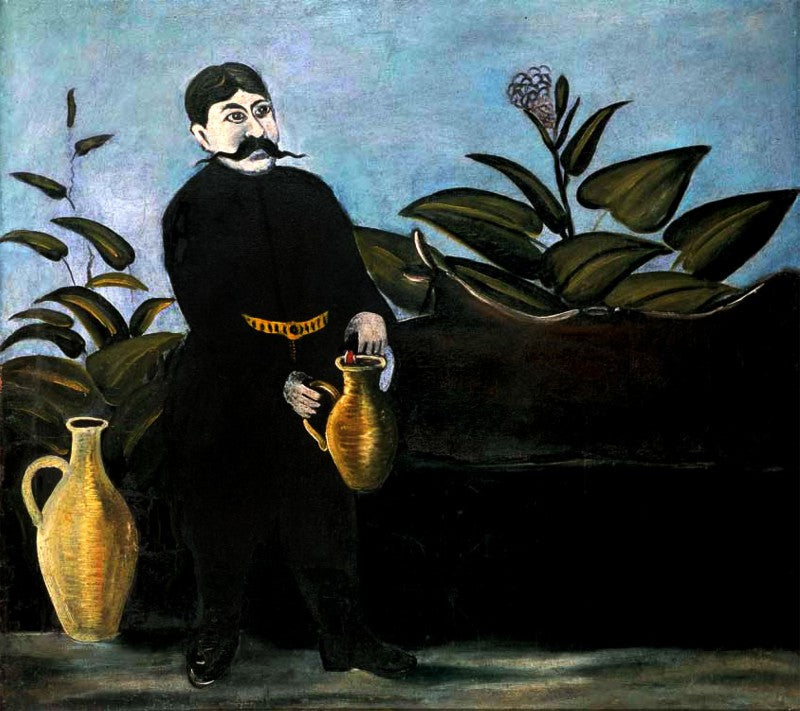 Niko Pirosmani Sarkis Pouring Wine 1918 Fine Art Print