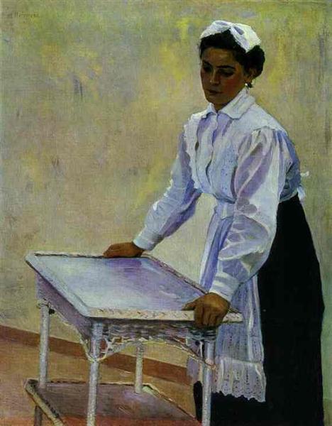 Mikhail Nesterov Sasha 1915 Fine Art Print