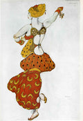 Leon Bakst Scheherezade Odalisque 1910 Fine Art Print
