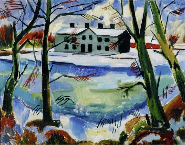 Max Pechstein Schneeschmelze (Melting Snow) 1922 Fine Art Print