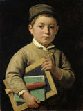 Albrecht Anker Schoolboy 1881 Fine Art Print