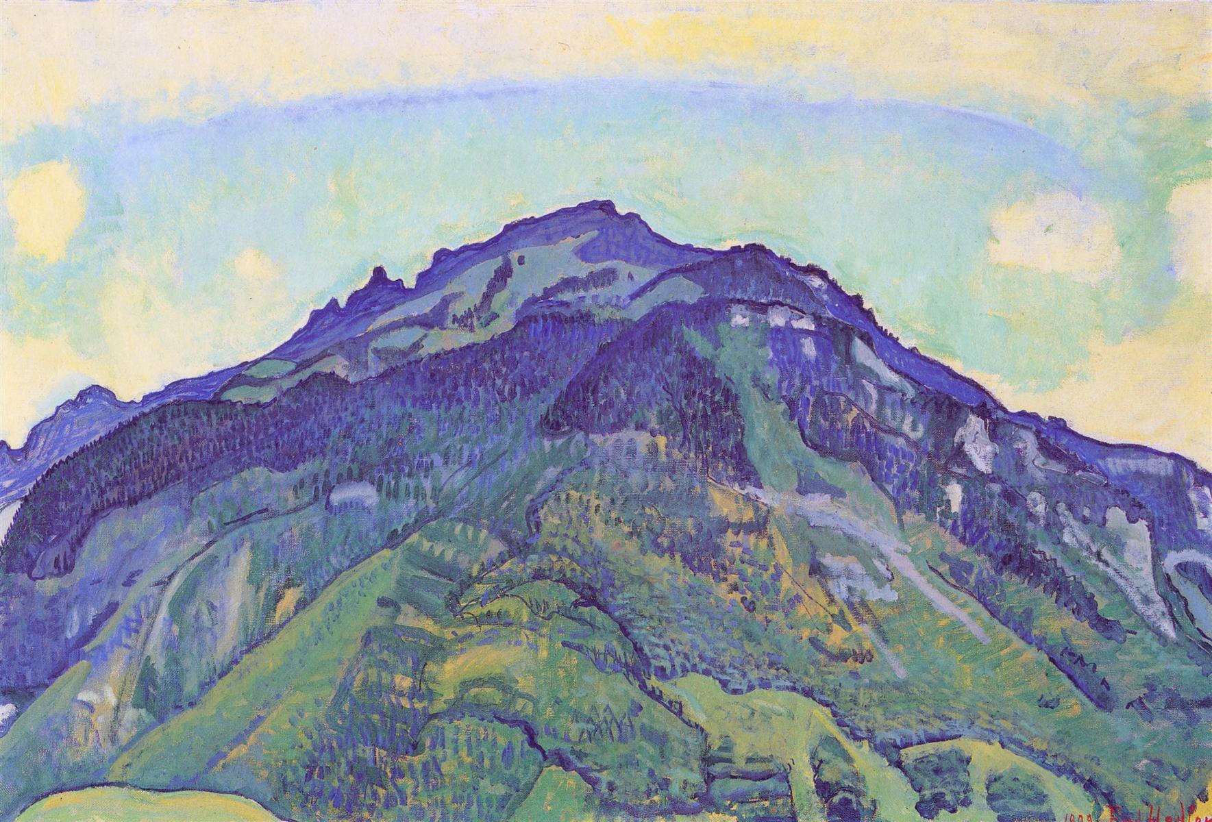 Ferdinand Hodler Schynige plate 1909 Fine Art Print