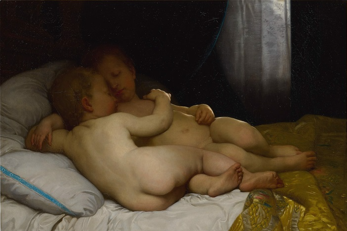 William-Adolphe Bouguereau Sleeping children 1868 Fine Art Print