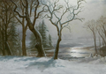 Albert Bierstadt Winter in Yosemite 1902 Fine Art Print
