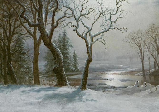 Albert Bierstadt Winter in Yosemite 1902 Fine Art Print