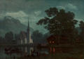 Albert Bierstadt Lake Lucerne, Switzerland 1856 Fine Art Print
