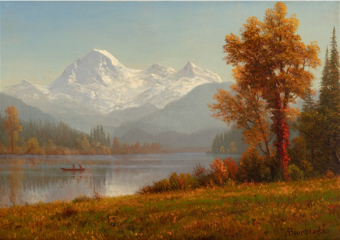 Albert Bierstadt Mount Baker, Washington 1891 Fine Art Print