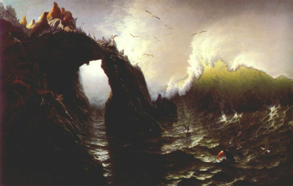 Albert Bierstadt Seal Rocks (San Francisco) 1872 Fine Art Print