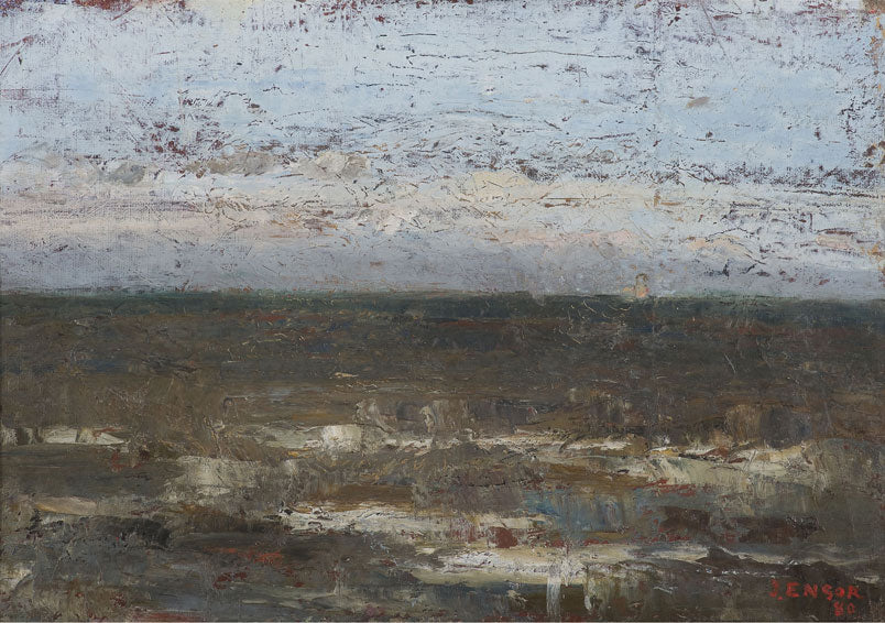 James Ensor Seascape 1880 Fine Art Print