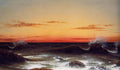 Martin Johnson Heade Seascape: Sunset 1861 Fine Art Print