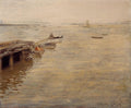 William Merritt Chase Seashore (aka A Grey Day) 1888 Fine Art Print