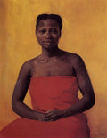 Felix Vallotton Seated Black Woman, Front View 1911 Fine Art Print