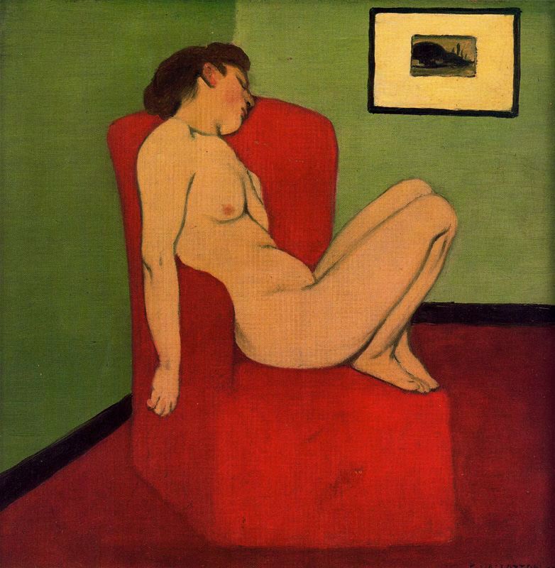 Felix Vallotton Seated Female Nude 1897 Fine Art Print
