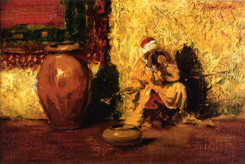 William Merritt Chase Seated Figure 1881 Fine Art Print