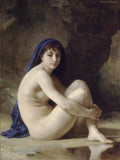 William-Adolphe Bouguereau Seated Nude 1884 Fine Art Print