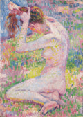 Theo van Rysselberghe Seated Nude 1905 Fine Art Print
