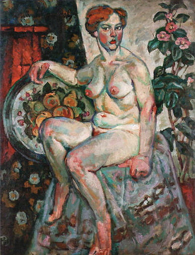 Ilya Mashkov Seated Nude 1920 Fine Art Print