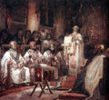 Vasily Surikov Second Ecumenical Council of Constantinople 1876 Fine Art Print