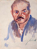 Lovis Corinth Self-Portrait 1916 Fine Art Print