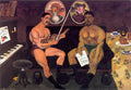 Ilya Mashkov Self-Portrait and a Portrait of Pyotr Konchalovsky 1910 Fine Art Print