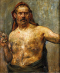 Lovis Corinth Self-Portrait with a Glass 1907 Fine Art Print