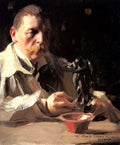 Anders Zorn Self-Portrait With Faun And Nymph 1895 Fine Art Print