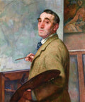 Theo van Rysselberghe Self Portrait with Palette 1916 Fine Art Print