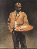 Jacek Malczewski Self-Portrait with Palette 1892 Fine Art Print