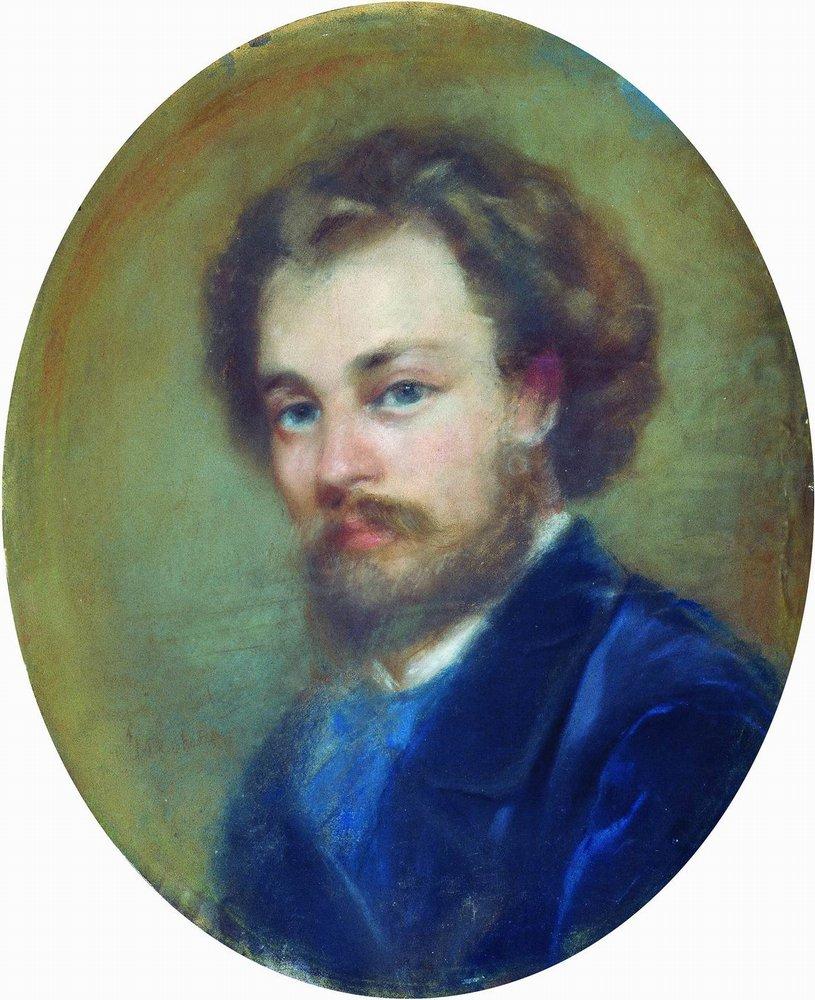 Konstantin Makovsky Self-Portrait 1856 Fine Art Print