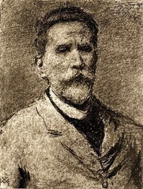 Xavier Mellery Self Portrait 1901 Fine Art Print