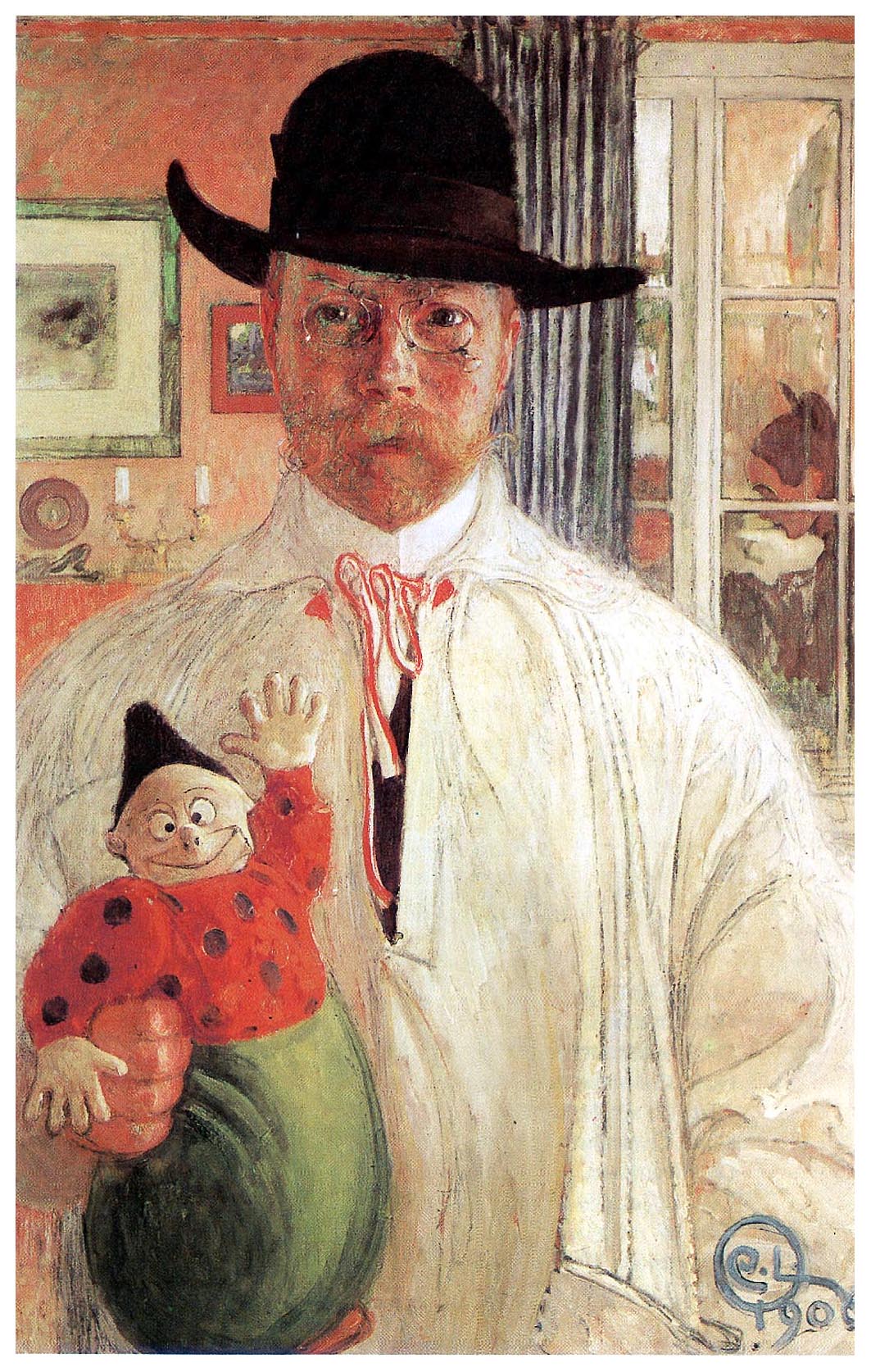 Carl Larsson Self-Recognition 1906 Fine Art Print