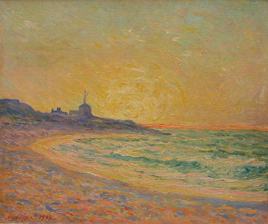 Maxime Maufra Semaphore of the Beg-Meil, Brittany 1900 Fine Art Print