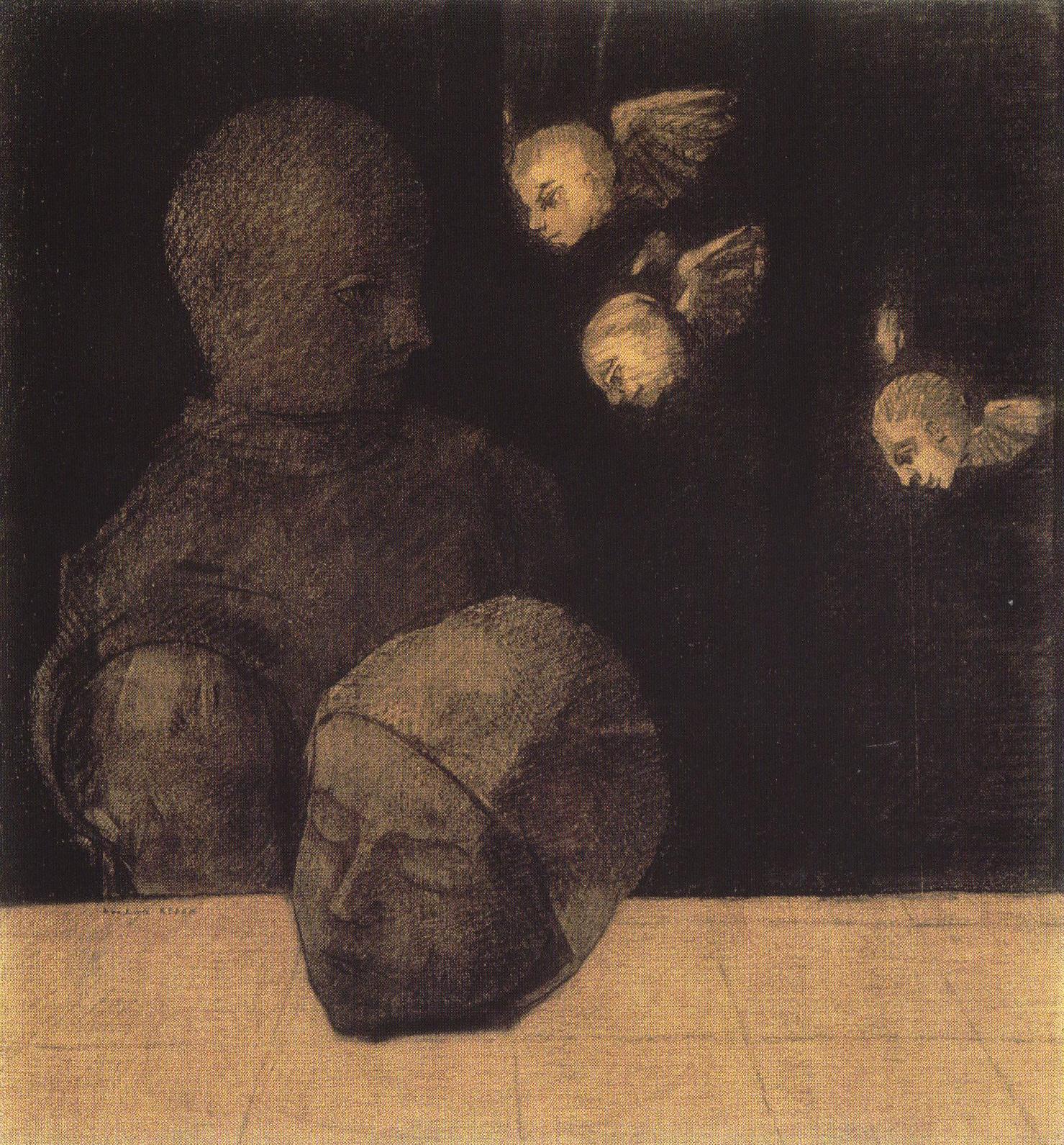 Odilon Redon Severed Head 1878 Fine Art Print
