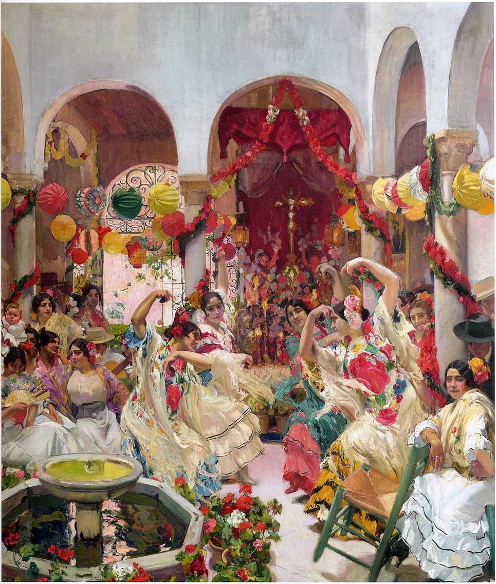 Joaquín Sorolla Seville, the Dance 1915 Fine Art Print