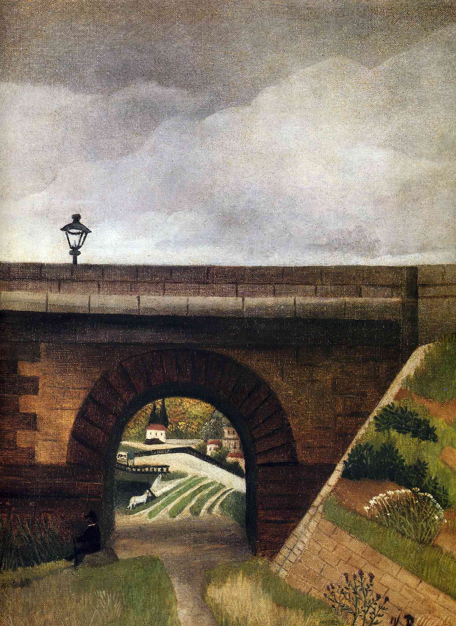 Henri Rousseau Sevres Bridge 1895 Fine Art Print