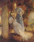 Henri Martin Sewing at Marquayrol 1902 Fine Art Print