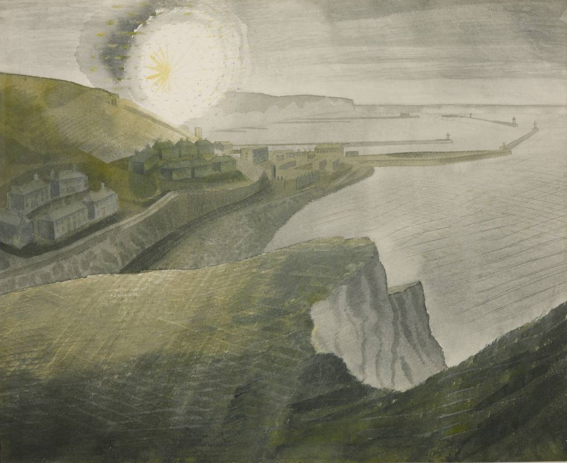 Eric Ravilious Shelling by Night 1941 Fine Art Print