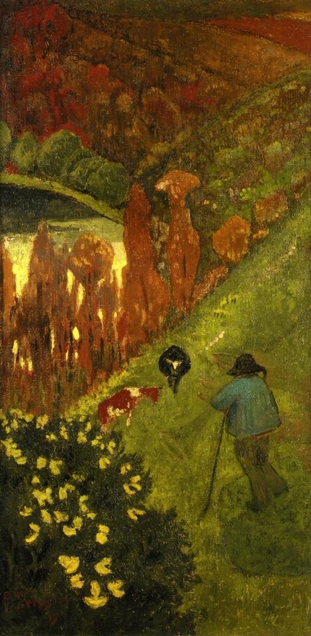 Paul Serusier Shepherd in the Valley of Chateauneuf 1917 Fine Art Print