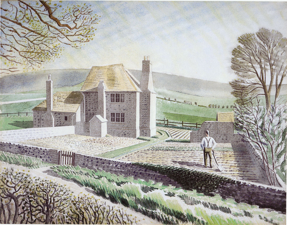 Eric Ravilious Shepherd’s Cottage 1934 Fine Art Print