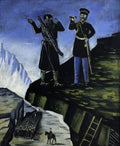 Niko Pirosmani Shete showing the way to Noble Baryatinski in order to arrest Shamili 1906 Fine Art Print