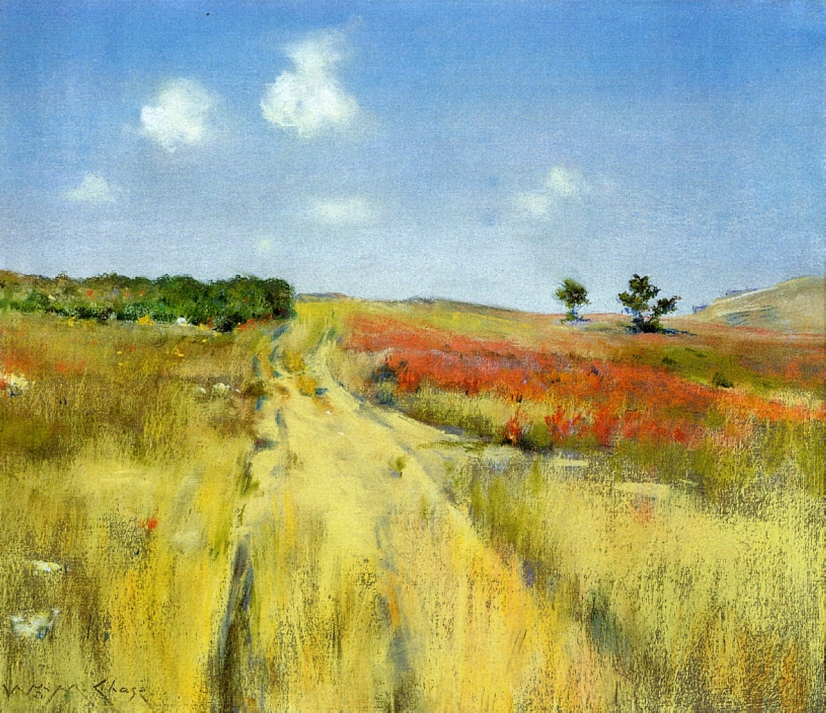 William Merritt Chase Shinnecock Hills #2 1895 Fine Art Print
