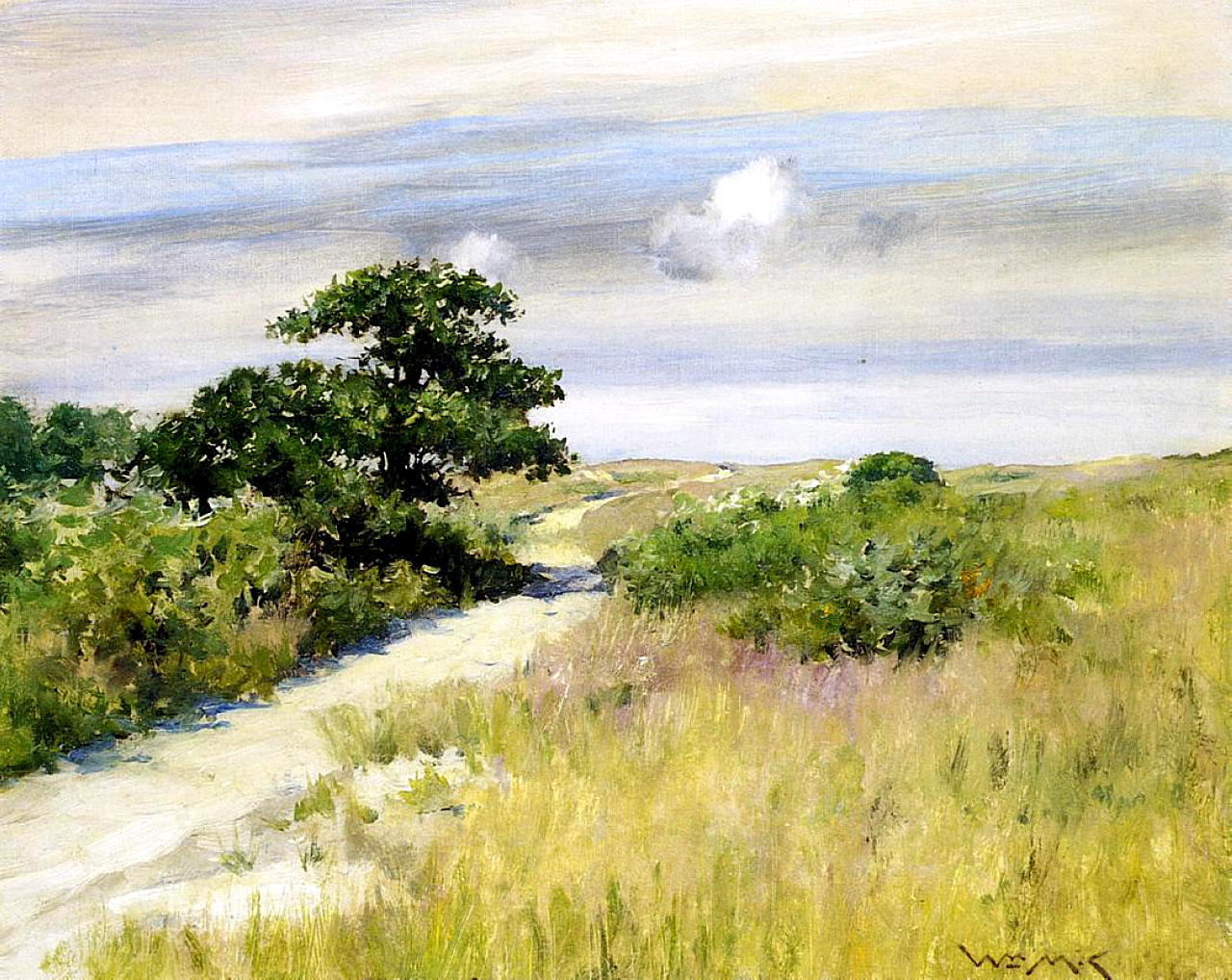 William Merritt Chase Shinnecock Hills #3 1895 Fine Art Print