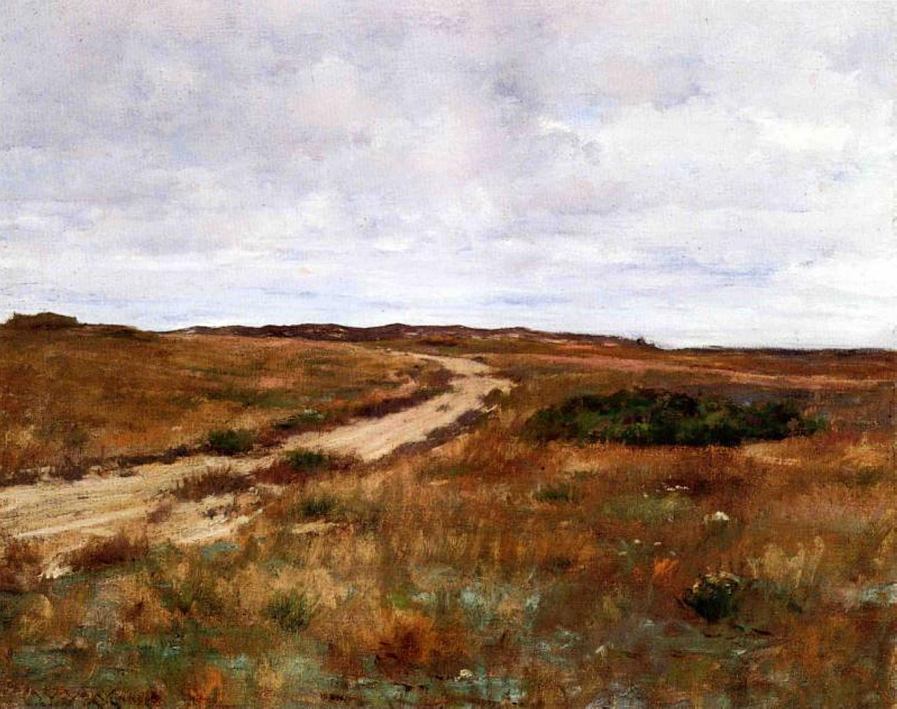 William Merritt Chase Shinnecock Hills 1895 Fine Art Print