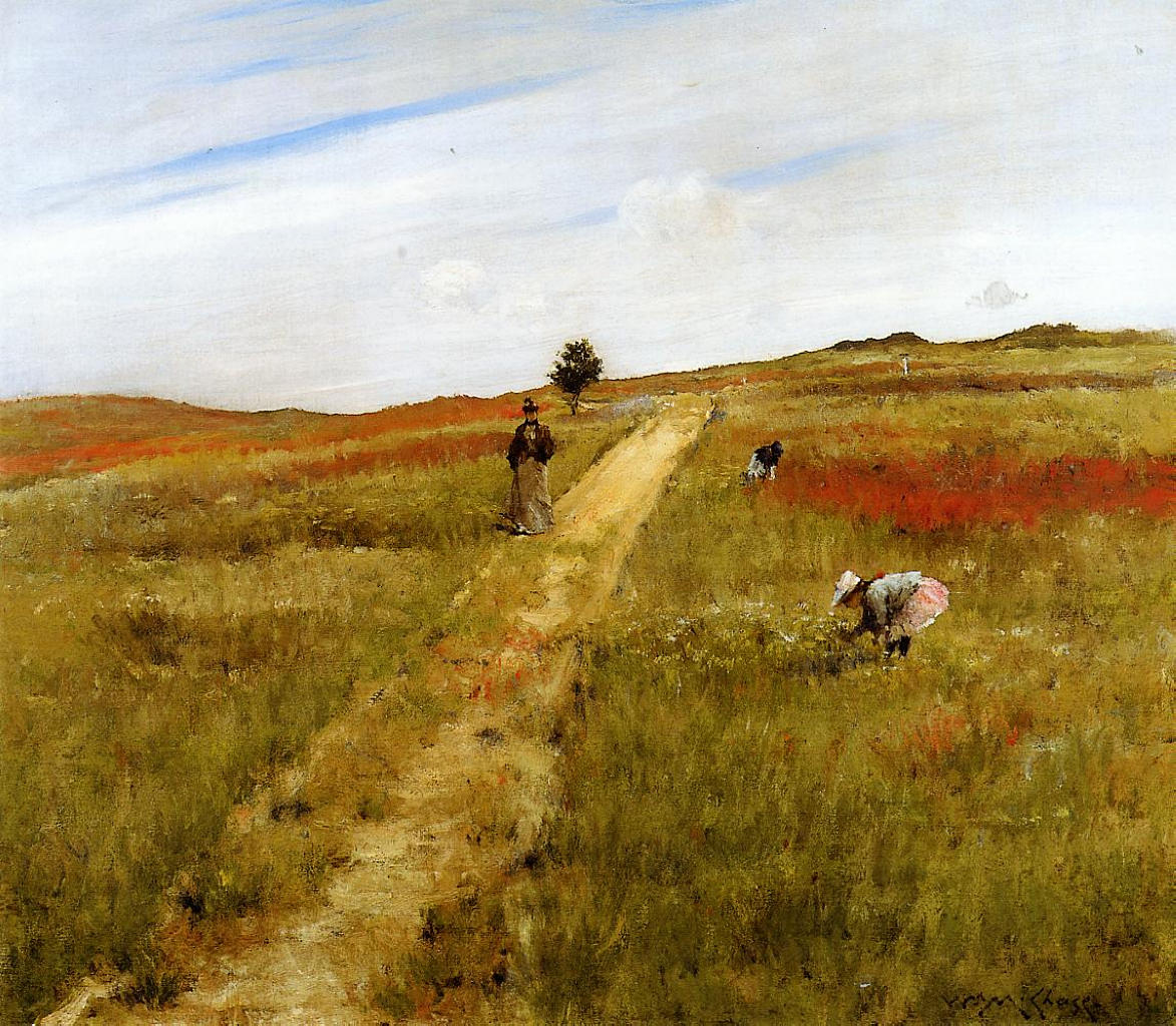 William Merritt Chase Shinnecock Hills (Shinnecock Hills Autumn) 1893 Fine Art Print